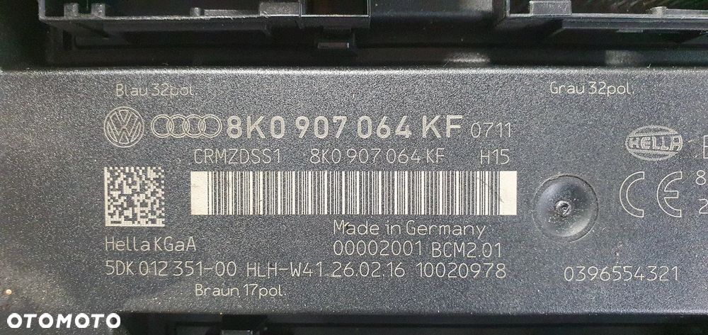 Moduł sterownik komfortu Audi A4 B8 8K0907064KF - 5