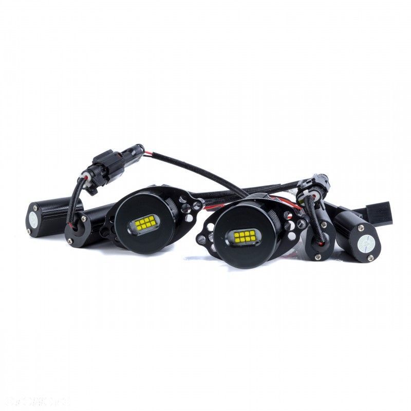 Marker Led 2x 80w Diody Cree Ringi Angel reflektor Lampa Xenon BMW 3 e90 91 - 5