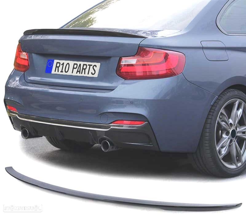 AILERON BMW F22 F23 13- LOOK M PERFORMANCE PRETO BRILHO - 1