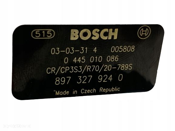 POMPA WTRYSKOWA OPEL 1.7 CDTI 0445010086 8973279240 GWARANCJA - 3