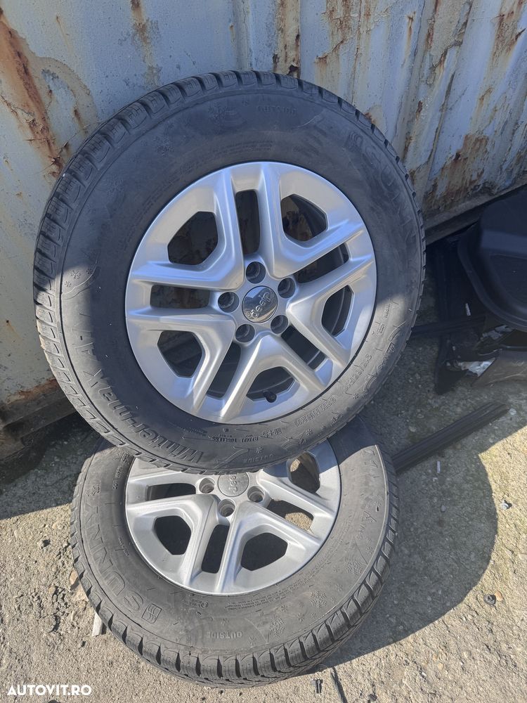 Jante jeep compass r16 cauciucuri noi iarna - 3