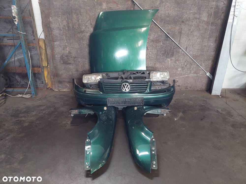 KOMPLETNY PRZÓD MASKA ZDERZAK BŁOTNIKI LAMPY VOLKSWAGEN BORA I LC6M - 1