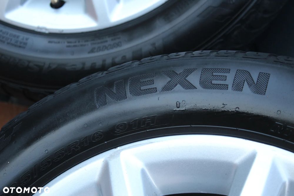 KOŁA FELGI ALUMINIOWE OPONY WIELOSEZONOWE OPEL VECTRA ASTRA ZAFIRA 16" 5x110 ET37 205/55/16 - 12