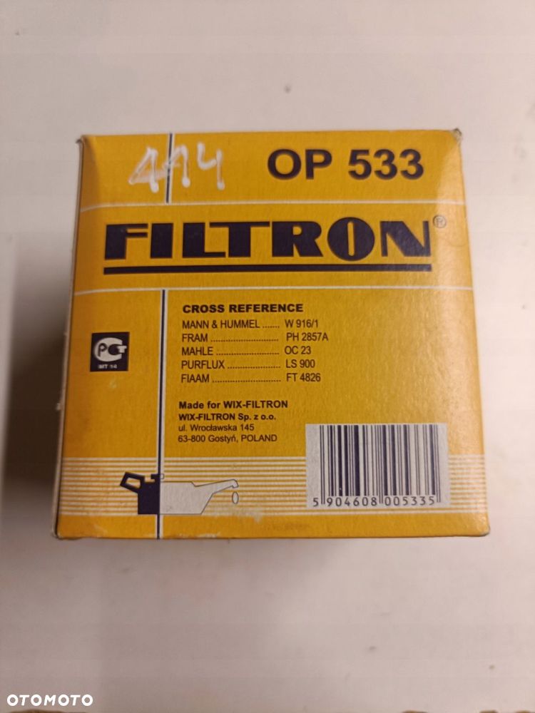 FILTR OLEJU Alfa Romeo Audi Fiat Ford Gaz Lada MG Renault Seat Saab _ OP53 - 1