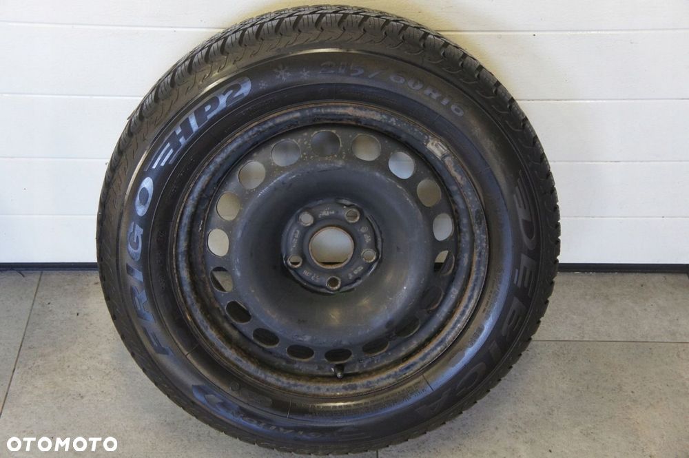 NR 436 Koła Zima Stalowe SKODA Superb 215/60/16 ok. 8mm - 5