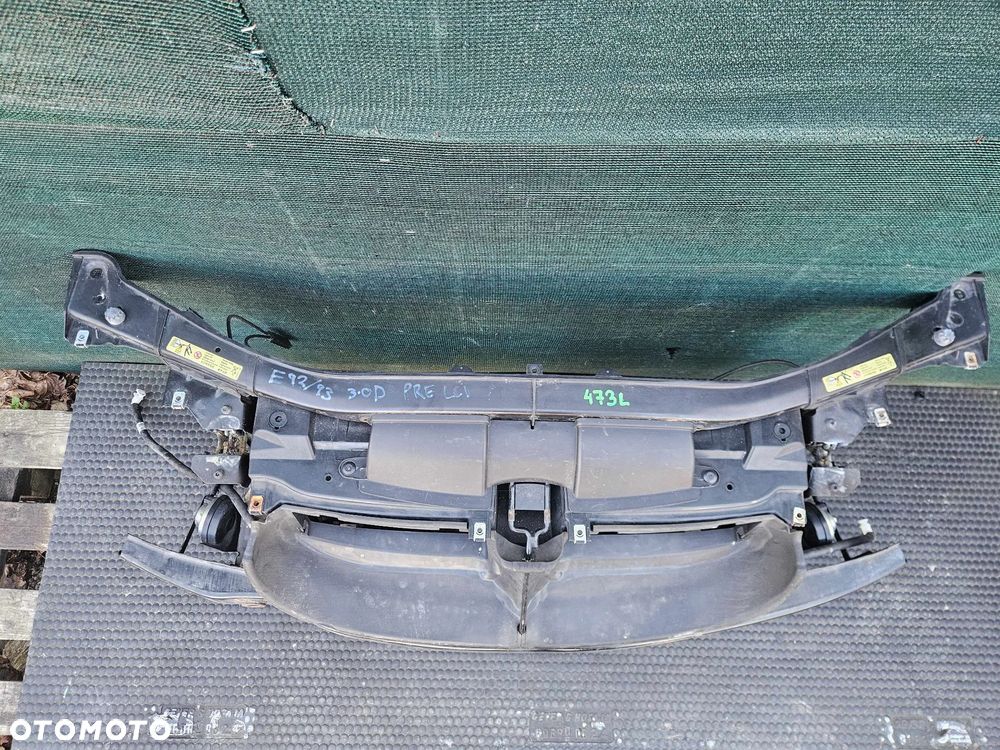 Pas Przedni Wzmocnienie Czołowe Belka Zderzaka Chłodnice Intercooler 3.0 D BMW E92 E93 2009r - 14