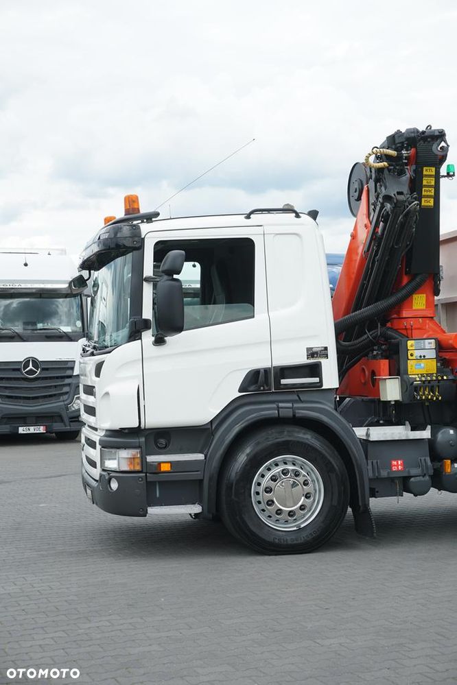 Scania / P 420 / 8 X 4 / TRIDEM / SKRZYNIOWY + HDS / PALFINGER PK 26002 / WYS. 12 M / DŁ. 8 M - 31