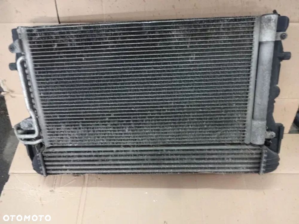 VW POLO 6R 1.6 TDI KOMPLET CHŁODNIC