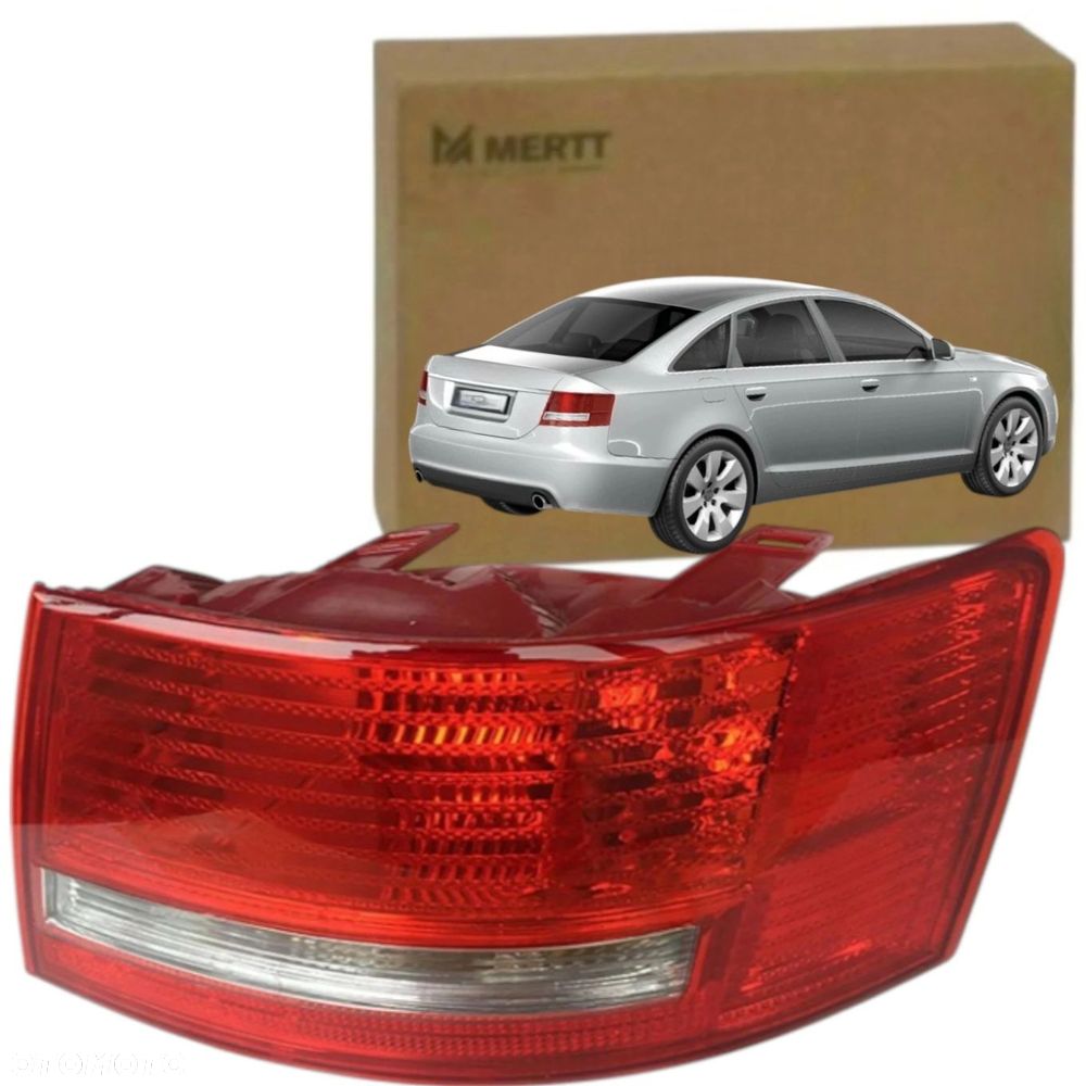 AUDI A6 C6 2004-2008 NOWA LAMPA TYLNA ZESPOLONA SEDAN PRAWA 4F5945096D - 1