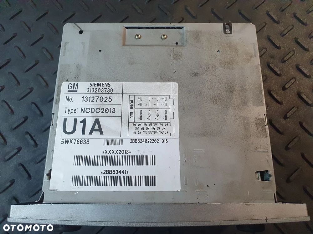 Radio Cd Navi Opel 13127025 NCDC2013 U1A Siemens - 5
