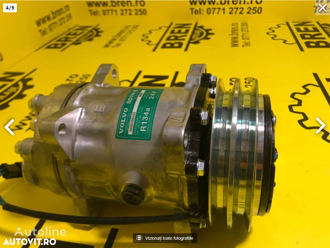 Compresor clima VOLVO (0065306332) pentru excavator VOLVO EC240 nou - 4