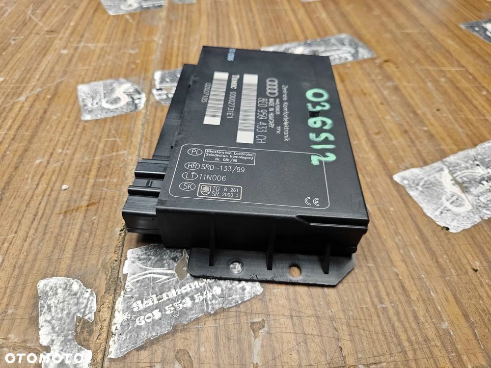 Moduł 8E0959433CH Sterownik Komputer Komfortu Audi A4 B7 Europa - 5