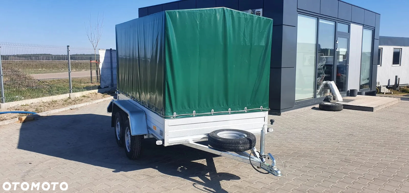 Rydwan Dostawa przyczepa spawana 265x145x150cm stelaż i plandeka DMC750kg MOCNA I SOLIDNA - 9