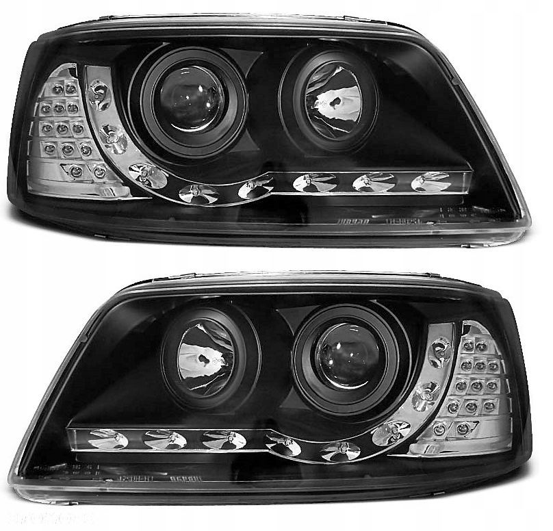 Reflektor Lampy kpl Day line light LED Tuning VW Transporter T5 7h - 1