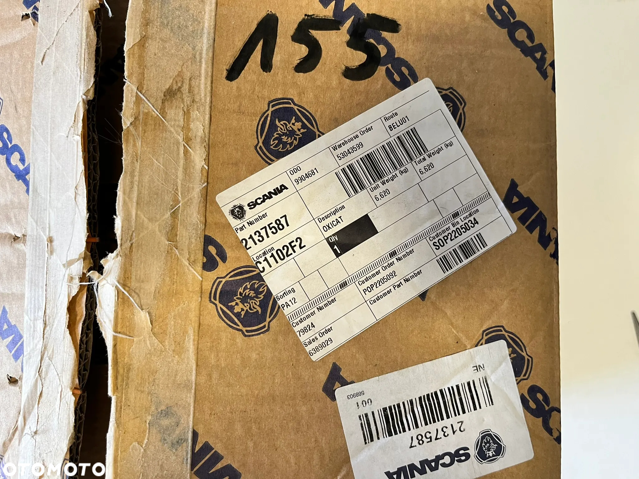 Katalizator wstępny DOC Euro 6 SCANIA V8 2137587 - 8