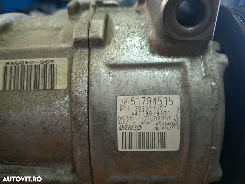Compresor aer condiționat Fiat Linea Doblo  Grande Punto  Mito Bravo 1.4i 16V - 4