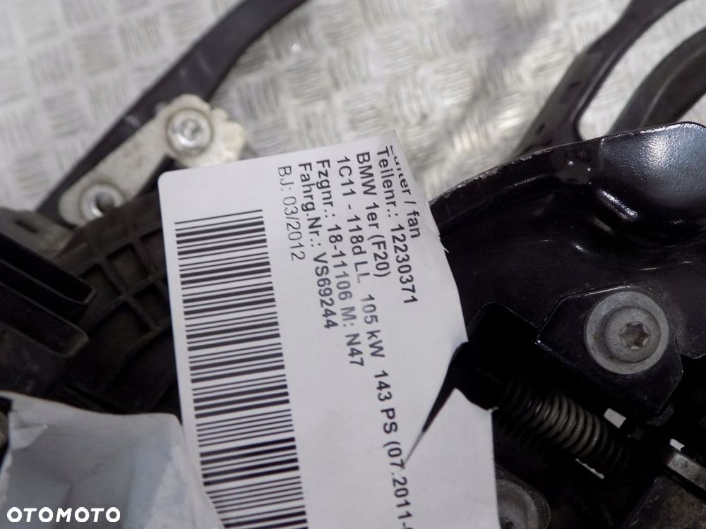 BMW F20 F21 PAS PRZEDNI CHŁODNICE 1,8d 143 PS - 6