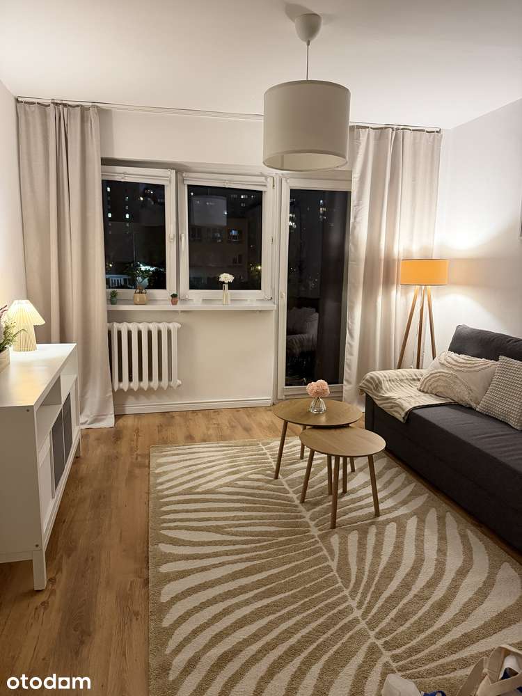 Przytulne 42 m², 2 osobne pokoje, osobna kuchnia, balkon | Bielany