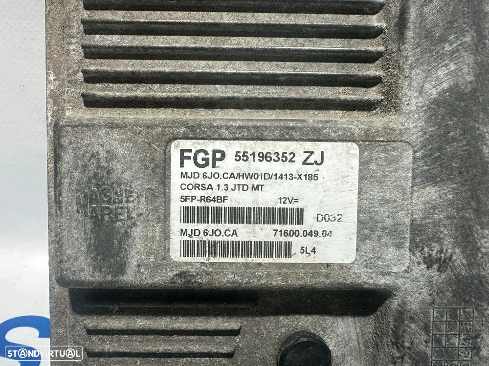 .Centralina Motor Original Bosch GM Opel 1.3 CDTi Z13DT 55196352 2000 - 2009 - 7