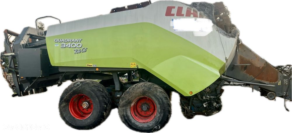 Claas Quadrant 3400 TŁOK 0008643161, APARAT WIĄŻĄCY 0008475324 ,Przekładnia 0008472061