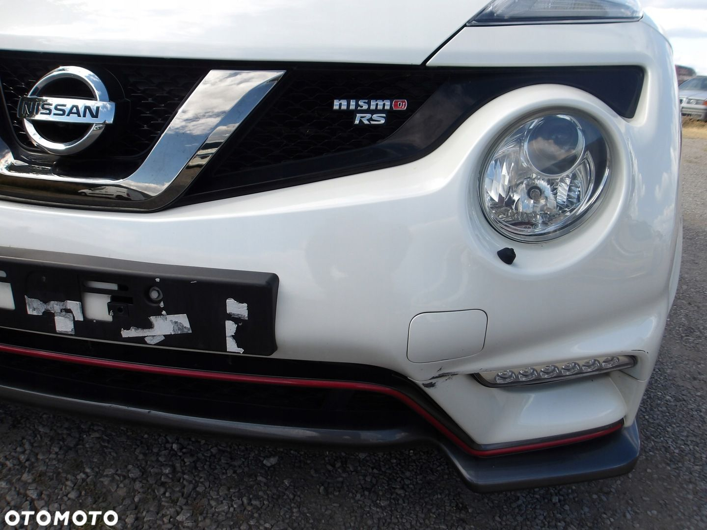 KOMPLETNY PRZÓD NISSAN JUKE NISMO RS ZDERZAK MASKA LAMPY BŁOTNIKI PAS QAB - 4