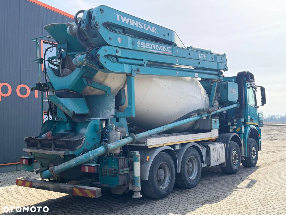 Mercedes-Benz AROCS 3742 8x4 EURO6 POMPOGRUSZKA SERMAC 4Z28 9m3 - 5