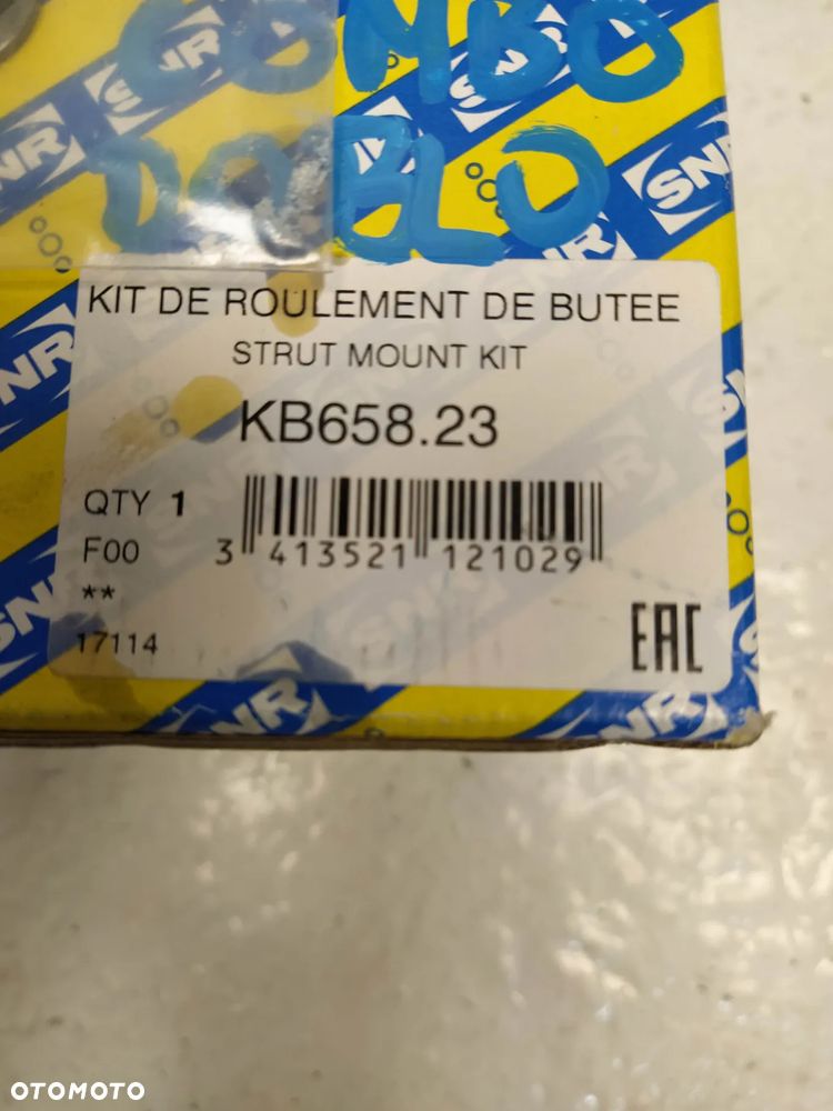 FIAT FIORINO 07- LINEA QUBO CITROEN NEMO PEUGEOT BIPPER  BIPPER TEPEE NOWA ORYGINALNA PODUSZKA AMORTYZATORA MOCOWANIE PRAWY PRZÓD PRZEDNIE - 7