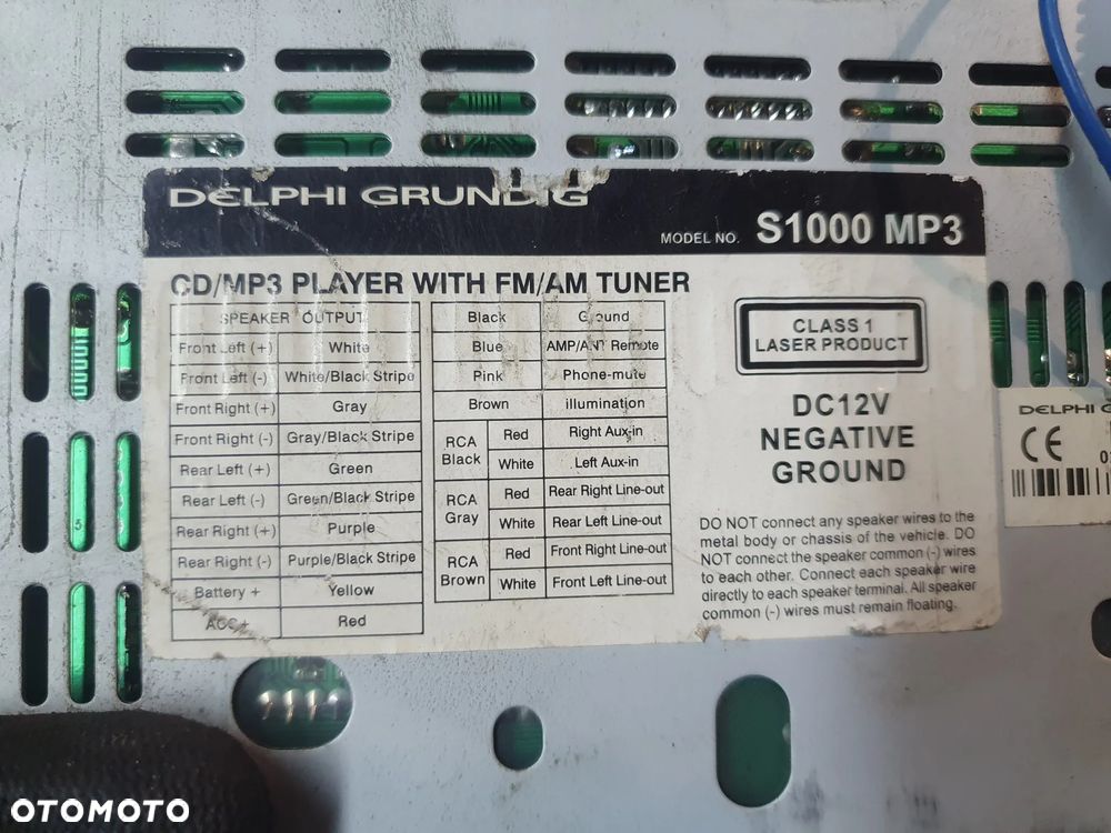 DELPHI GRUNDIG S1000 -MP3- Radio samochodowe - 3