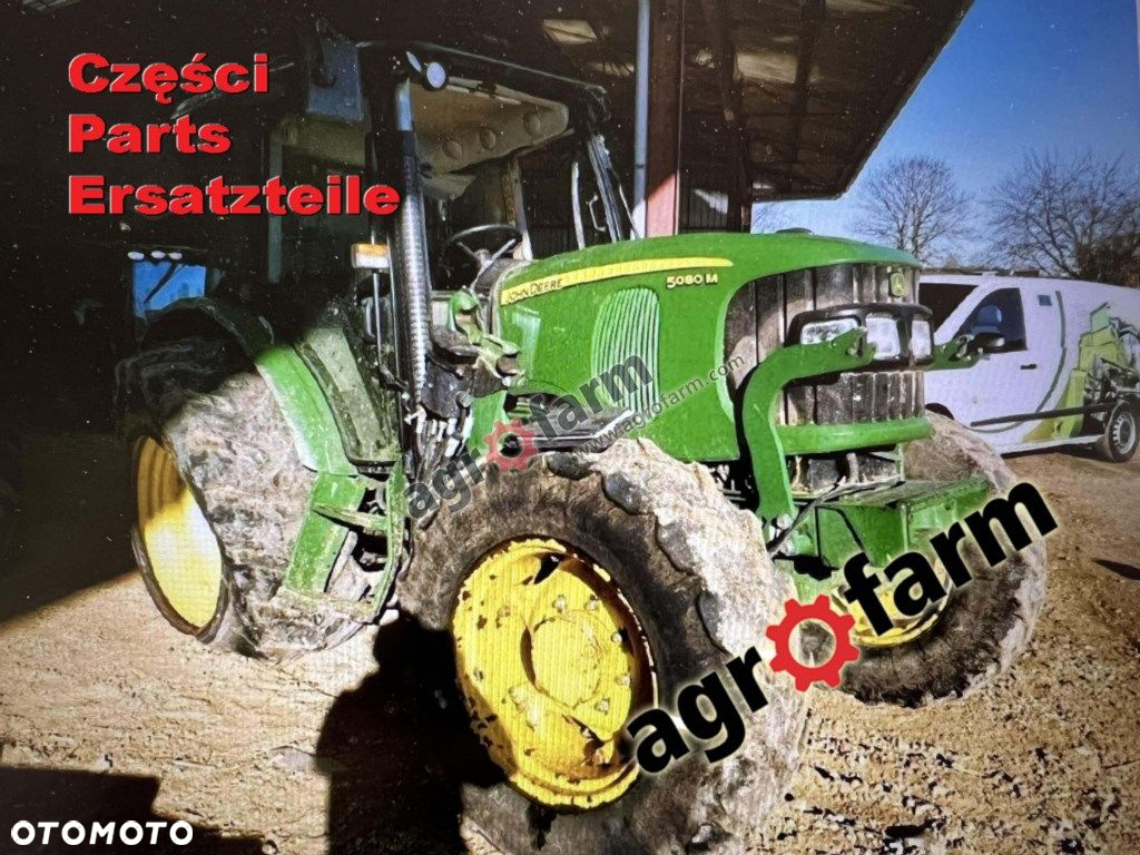 John Deere 5080M części, skrzynia biegów, silnik - 3