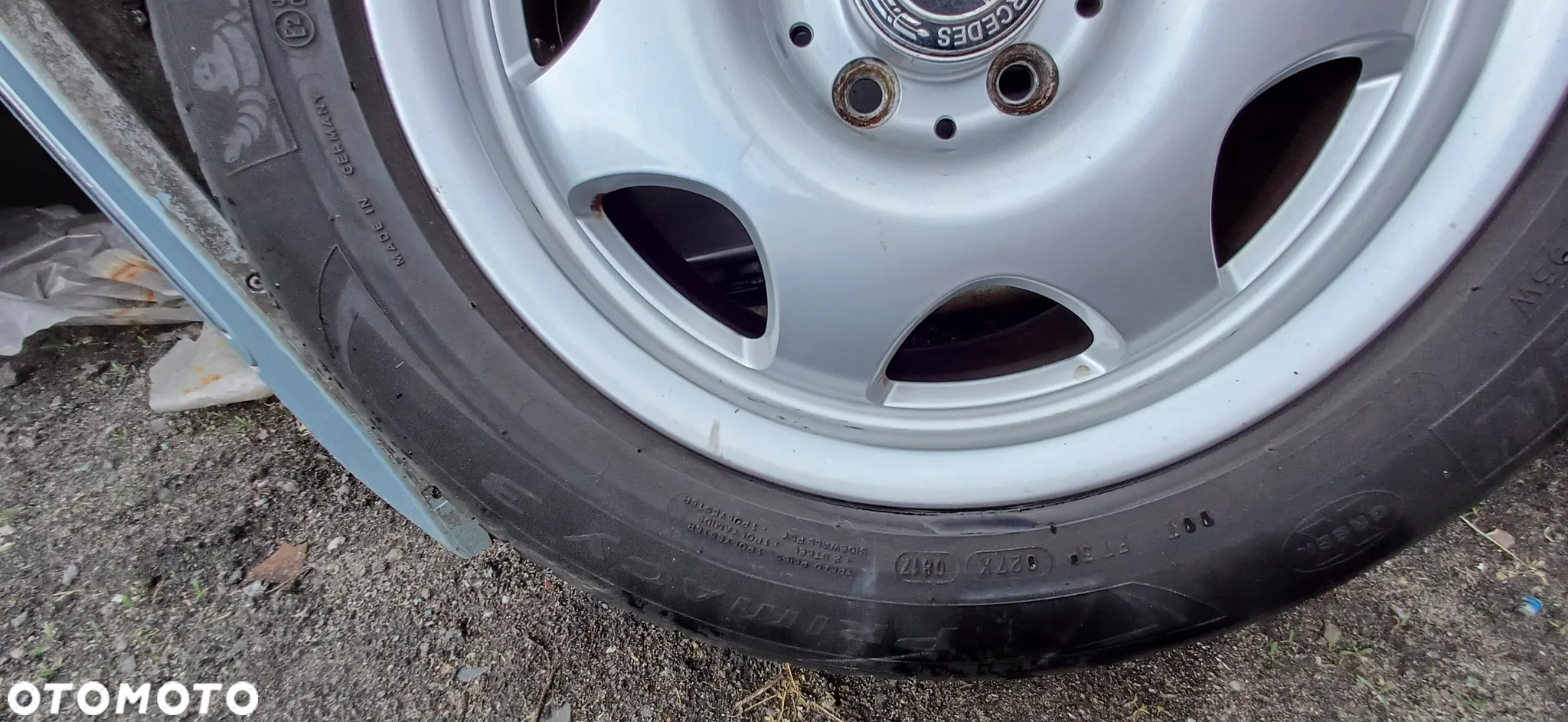 MERCEDES W211 W220 FELGI 16 ALUFELGI OPONY KOŁA 225/55 R16 MICHELIN PRIMACY - 4