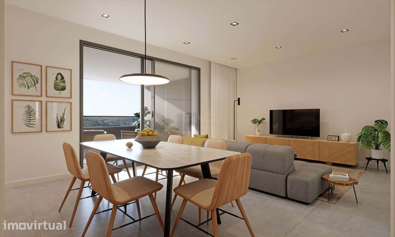 Apartamento Novo de Luxo a Poucos Passos da Praia em Porte de Mos, Lag - Grande imagem: 5/14