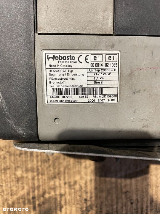 WEBASTO VOLVO AIR TOP 20383404 1116482553 1A292968 1E1217382644 2C159660 - 7