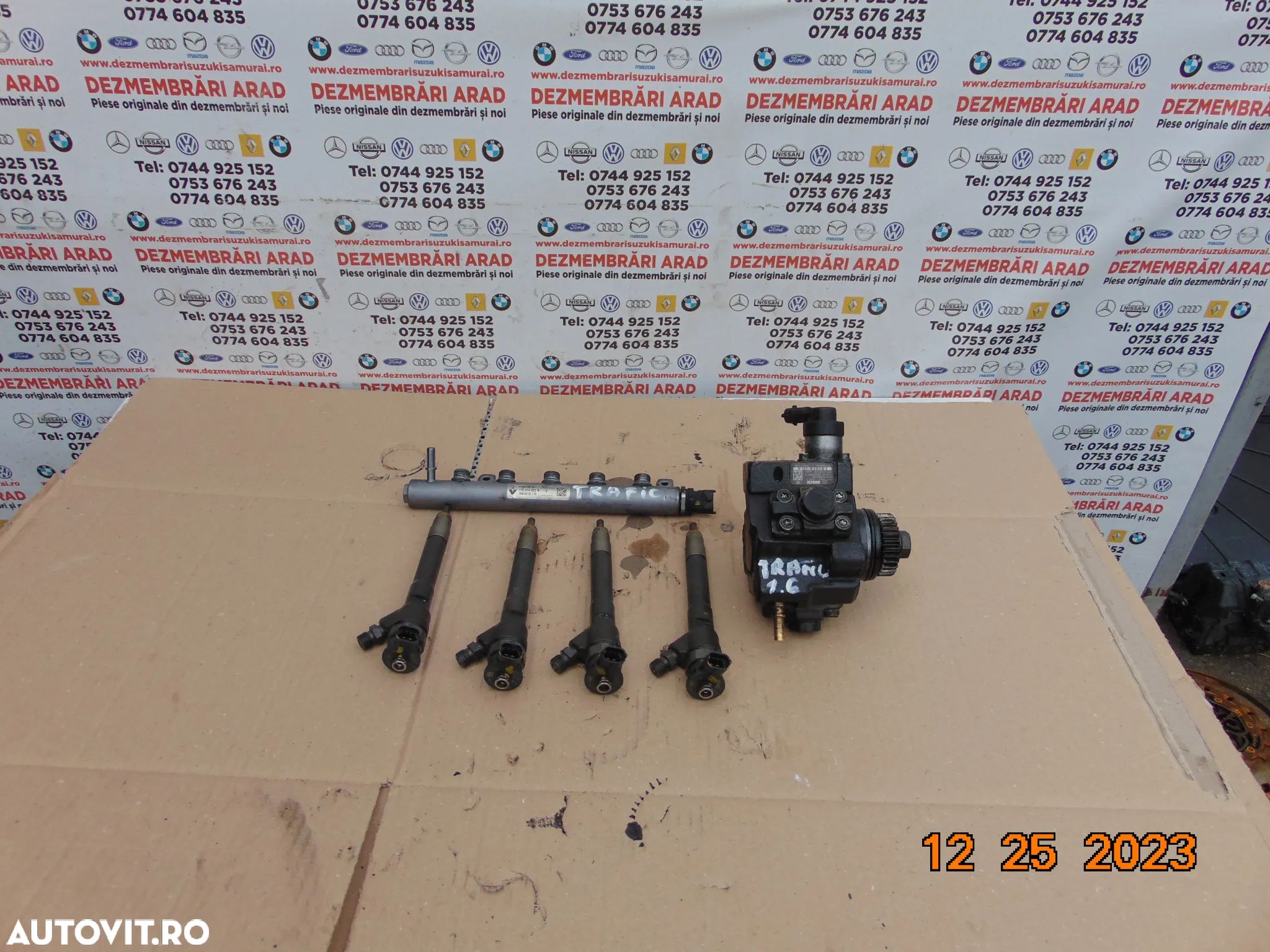 Kit injectie Renault Trafic 1.6 Opel Vivaro Nissan primastar nv300 1.6dci pompa inalte injectoare r - 1