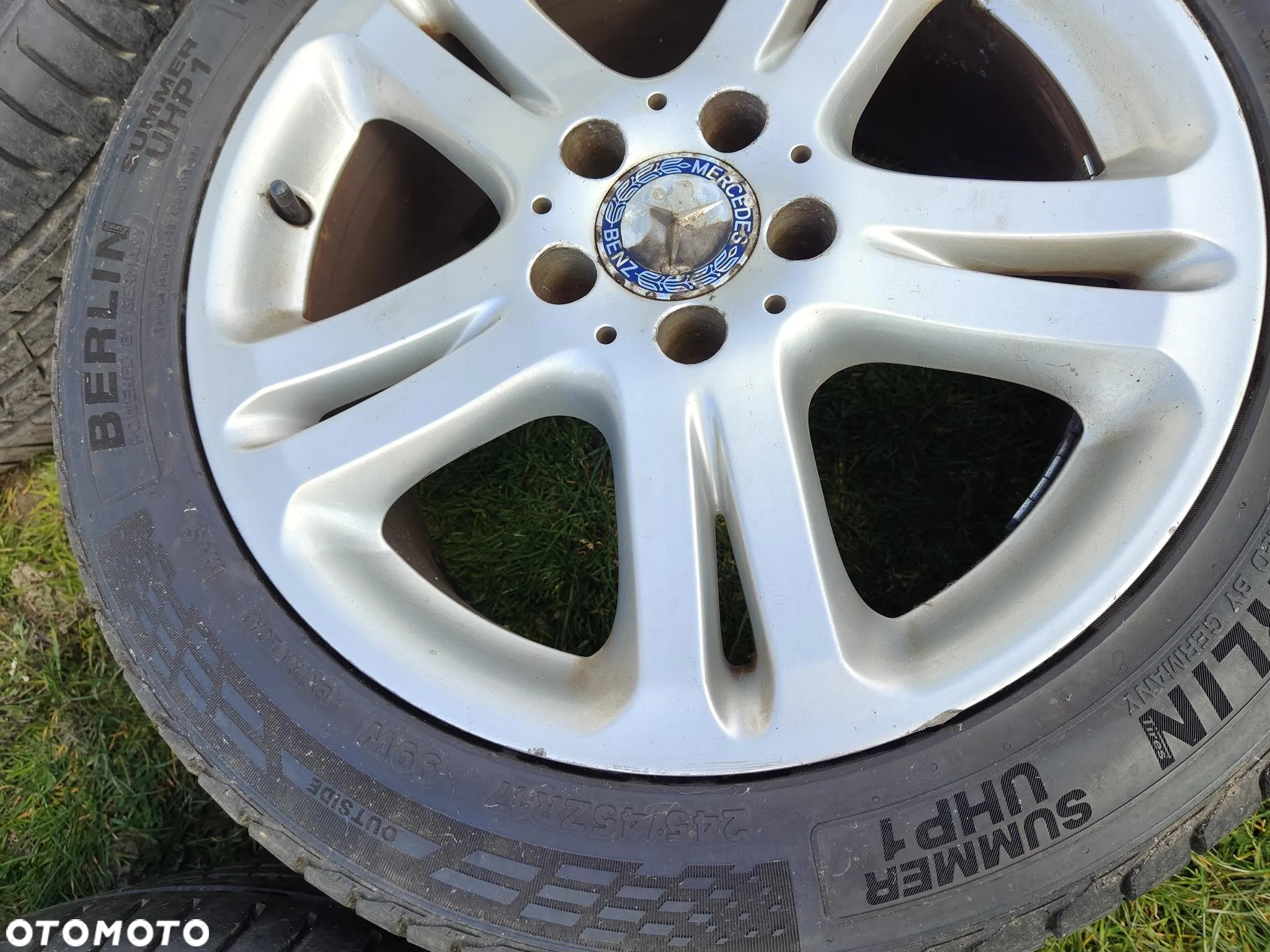 MERCEDES W211 LIFT KOŁA Felgi Aluminiowe Opony letnie 5X112 17 Avantgarde Oryginał - 16