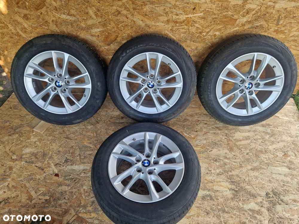 BMW 2 FELGI ALUMINIOWE 16' 5X112 ET47 OPONY 205/60R16 8431/2013 6MM - 1