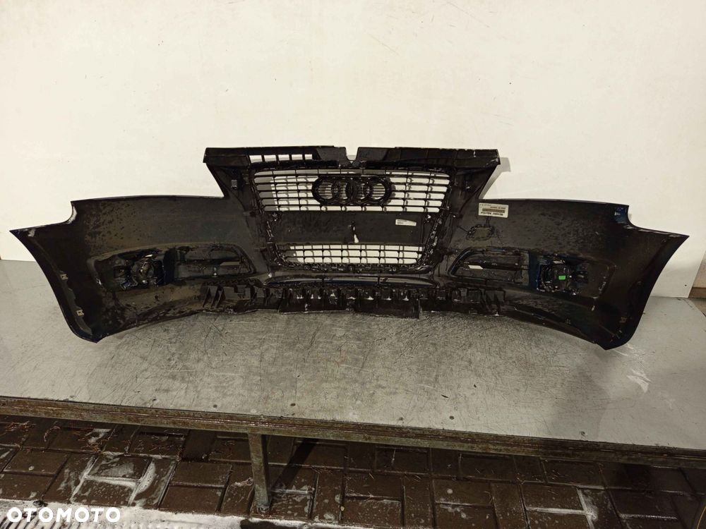 + ZDERZAK PRZÓD PRZEDNI AUDI A3 8P S LINE DRUGI LIFT 2 FL LX5Q NIEBIESKI HALOGENY - 5