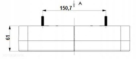 LAMPA TYLNA ZESPOLONA ŻARÓWKI PRZYCZEPKA TRÓJKĄT - 7