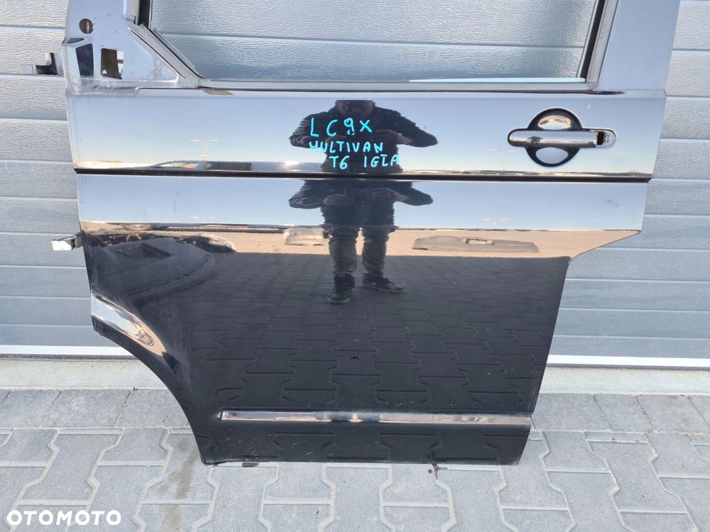 VW T5 LIFT T6 drzwi lewy przód czarne LC9X - 2