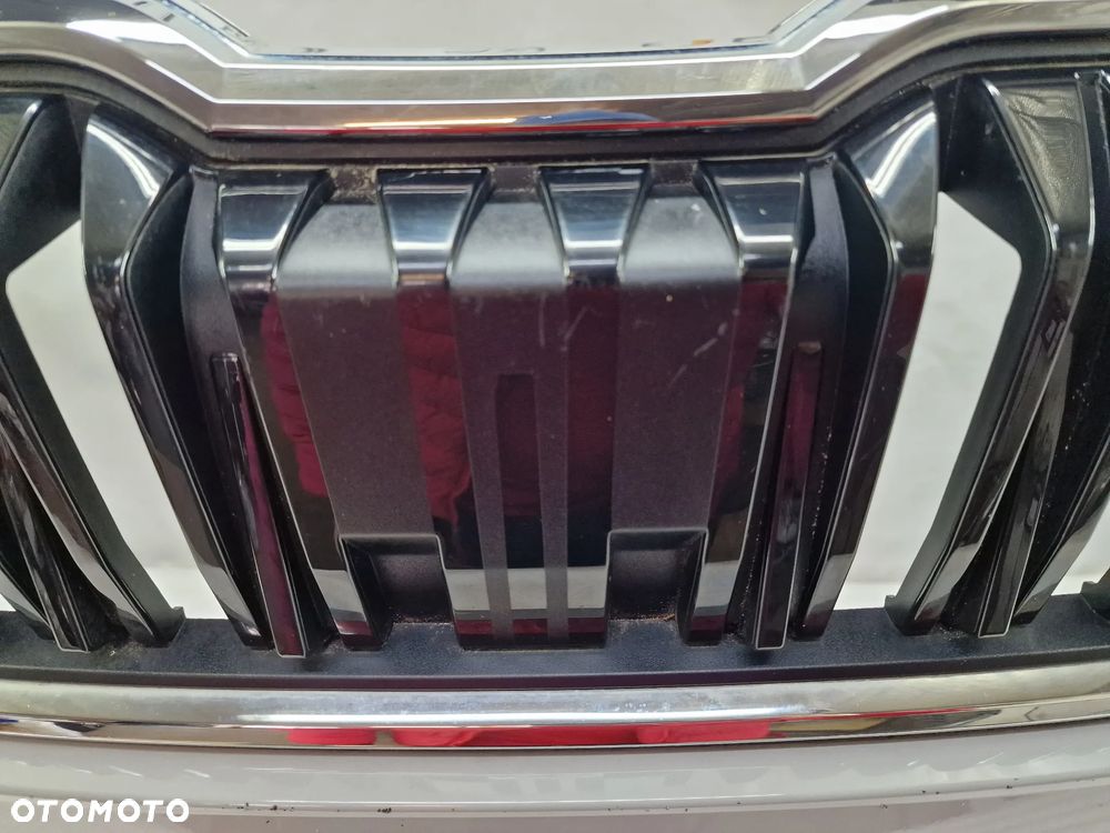 SKODA KAROQ 57A LIFT 21- ZDERZAK PRZEDNI PRZÓD NA SPRYSKI + KRATKI + SPOJLER / DOKŁADKA POD ZDERZAK , NR AUKCJI NZ1354 - 16