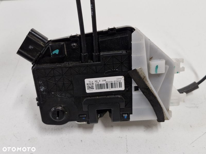 HYUNDAI TUCSON III 3 ZAMEK DRZWI PRAWY TYŁ TYLNY 6 PIN 81420-D7610 - 5