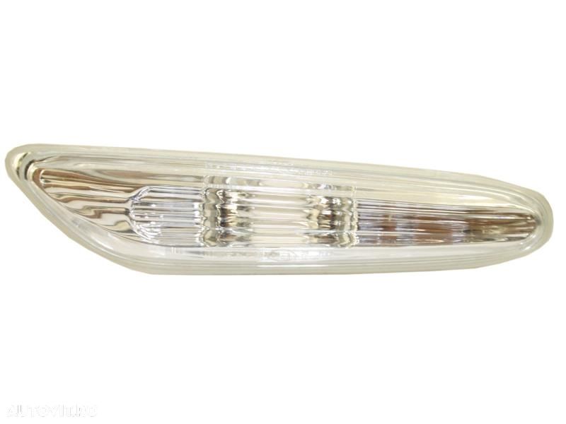 Lampa semnalizare aripa Bmw Seria 5 (E60/E61), 06.2003-06.2010, stanga/dreapta, Fata, WY5W; alb; fara soclu bec, DEPO - 1
