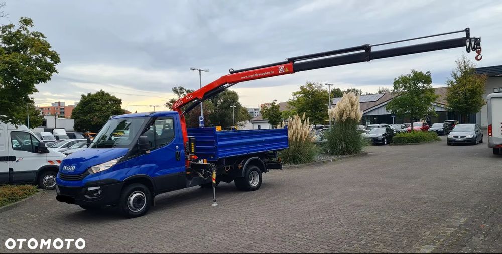 Iveco DAILY 70c18 72c18 dmc 7200kg WYWROTKA kiper Miller HDS / Dzwig/ Żuraw FASSI f40 RADIO// BLOKADA MOSTU// IGŁA jak nowy - 1