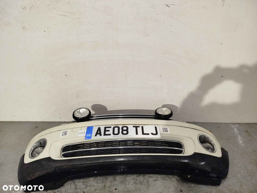 + ZDERZAK PRZÓD PRZEDNI MINI COOPER II 2 R56 PEPPER WHITE BIAŁY HALOGENY - 1
