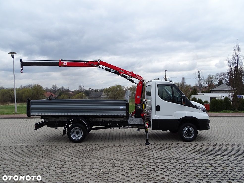 Iveco Daily 50C16 3.0 Wywrotka 3.57 m.+ HDS ŻURAW FASSI 1500 kg. 69 Tyś. Km. SALON PL!! 1 Wł.!! JAK NOWY!! - 3