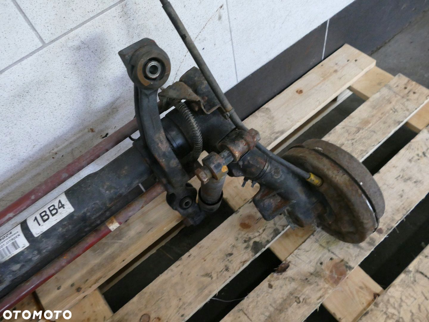 PEUGEOT 106 LIFT 1.5 D BELKA ZAWIESZENIA OŚ TYŁ TYLNA - 11