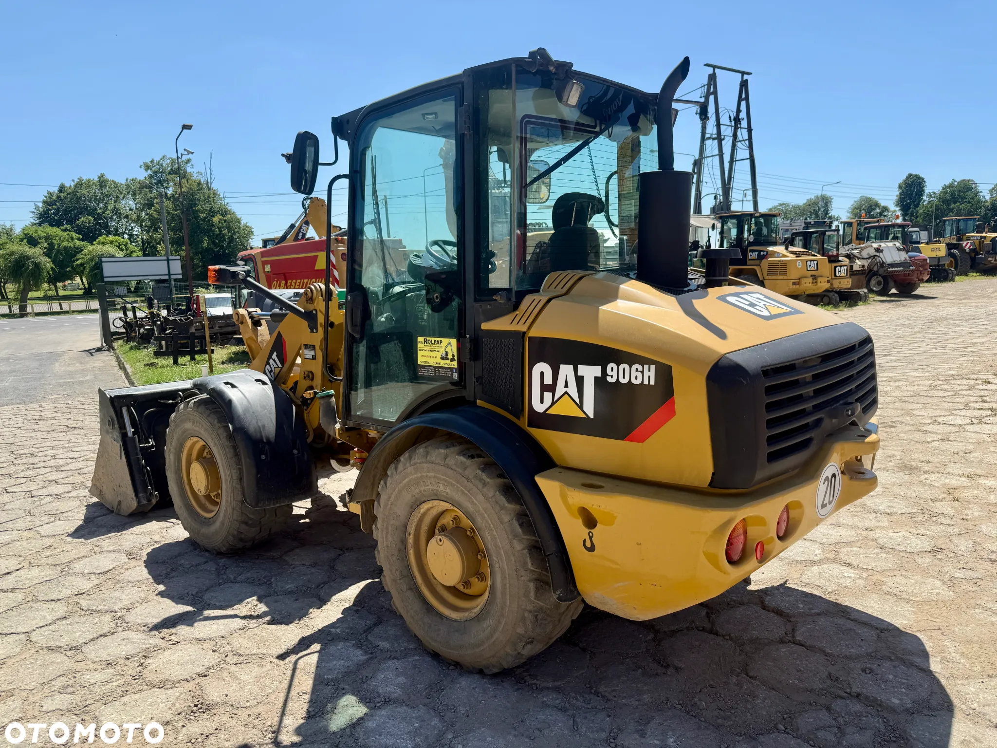 Caterpillar ładowarka kołowa przegubowa 906H rekin widły szybkozłączne, szufla OTWIERANA - 6