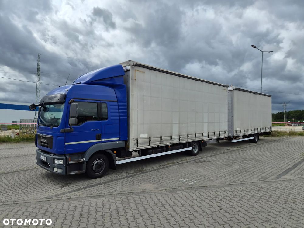 MAN TGL 8.250 ZESTAW TANDEM 120M3 / PRZESTRZENNY / 7,75 M + 7,75 M / JUMBO - 1