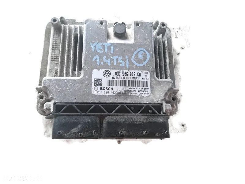 SKODA YETI 12r STEROWNIK SILNIKA 03C906016CA - 1