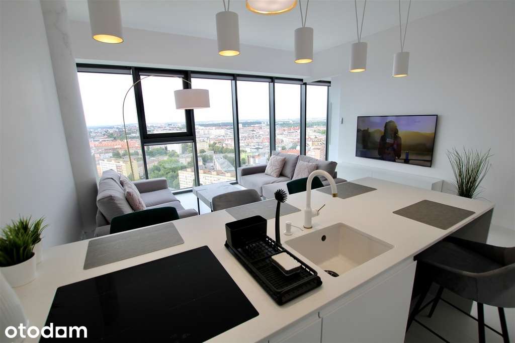 2 pokojowy apartament Hanza Tower 21 piętro