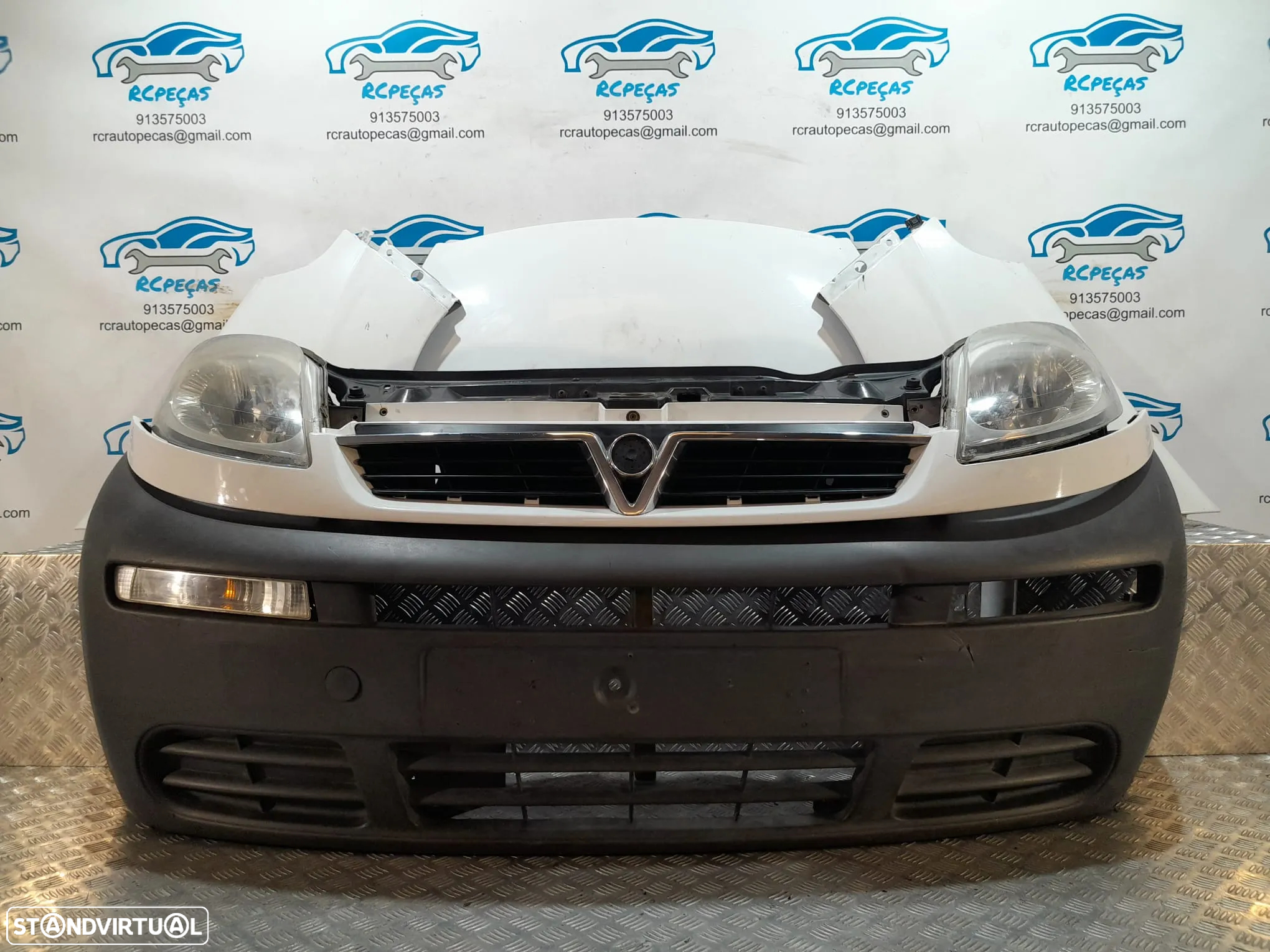 FRENTE COMPLETA OPEL VIVARO A X83 CAPOT PARACHOQUES GUARDA-LAMAS OTICAS RADIADOR VENTILADOR FRENTE FIBRA REFORÇO - 4